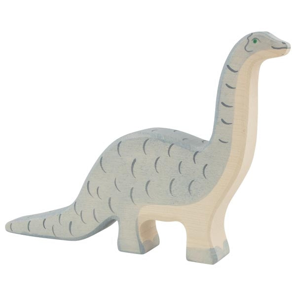 Figura in legno Dinosauro Brontosauro - Holztiger