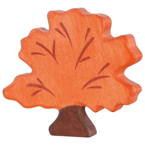 Albero in legno autunnale