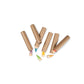 Baby Sticks - Set 6 Piccoli Gnomi Arcobaleno + Cilindri di Cartone - Grapat