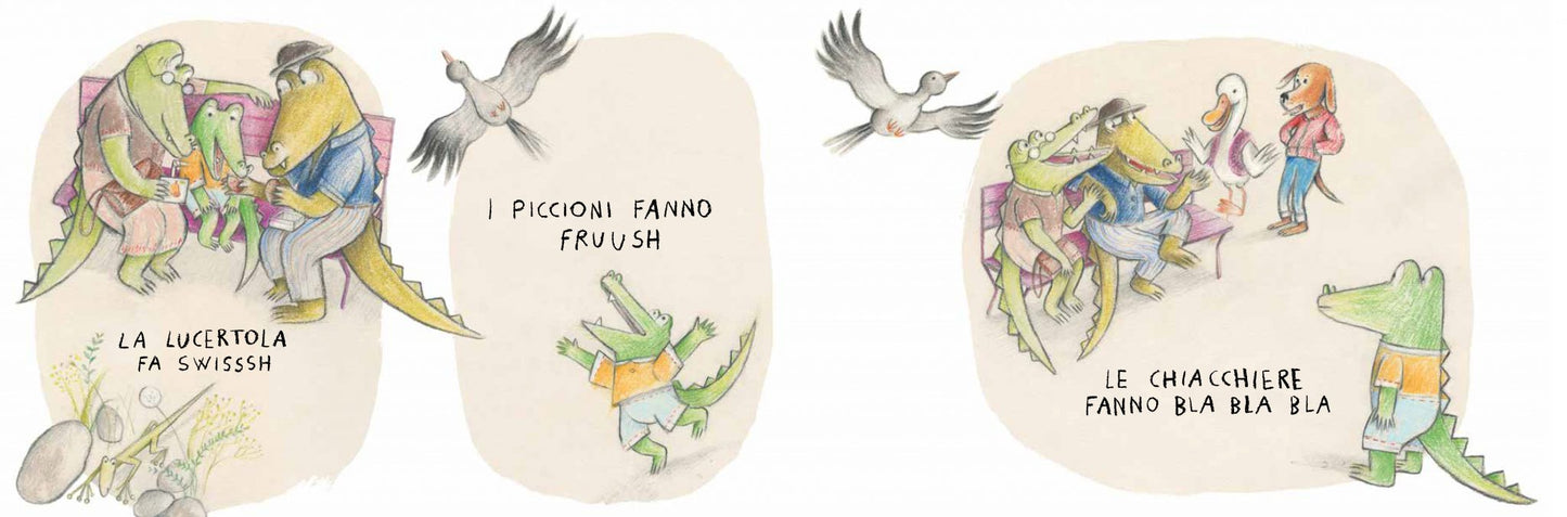 Piccolo coccodrillo va al parco. Ediz. illustrata