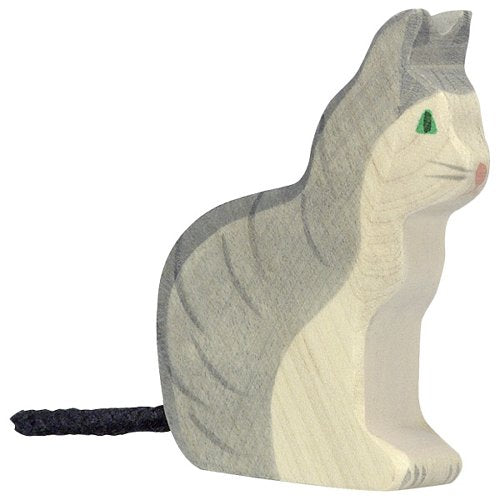 Figura in legno- Gatto seduto HOLZTIGER