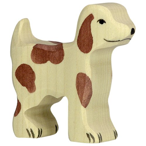 Figura in legno- Cane pastore piccolo