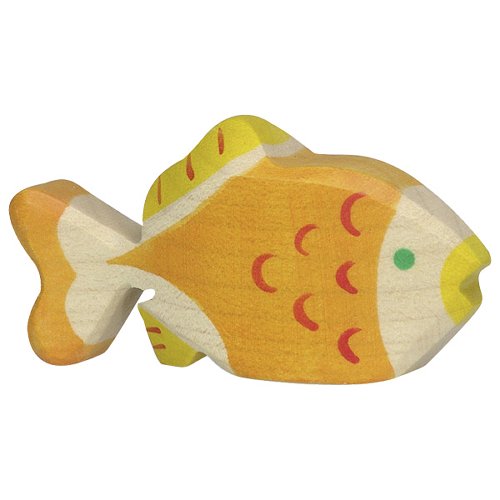 Figura in legno- Pesce rosso