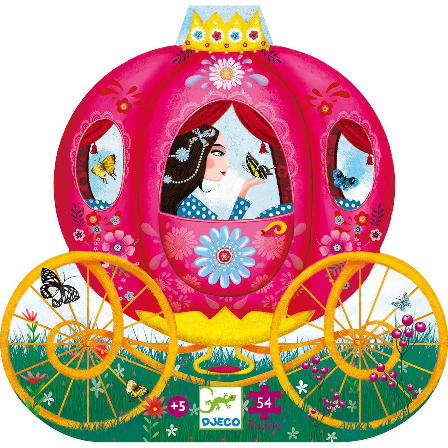 Elise's Carriage - 54 pcs puzzle DJECO