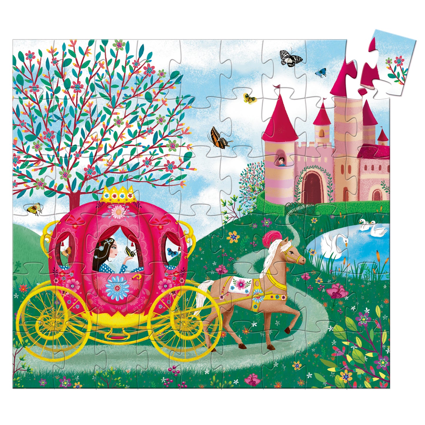 Elise's Carriage - 54 pcs puzzle DJECO