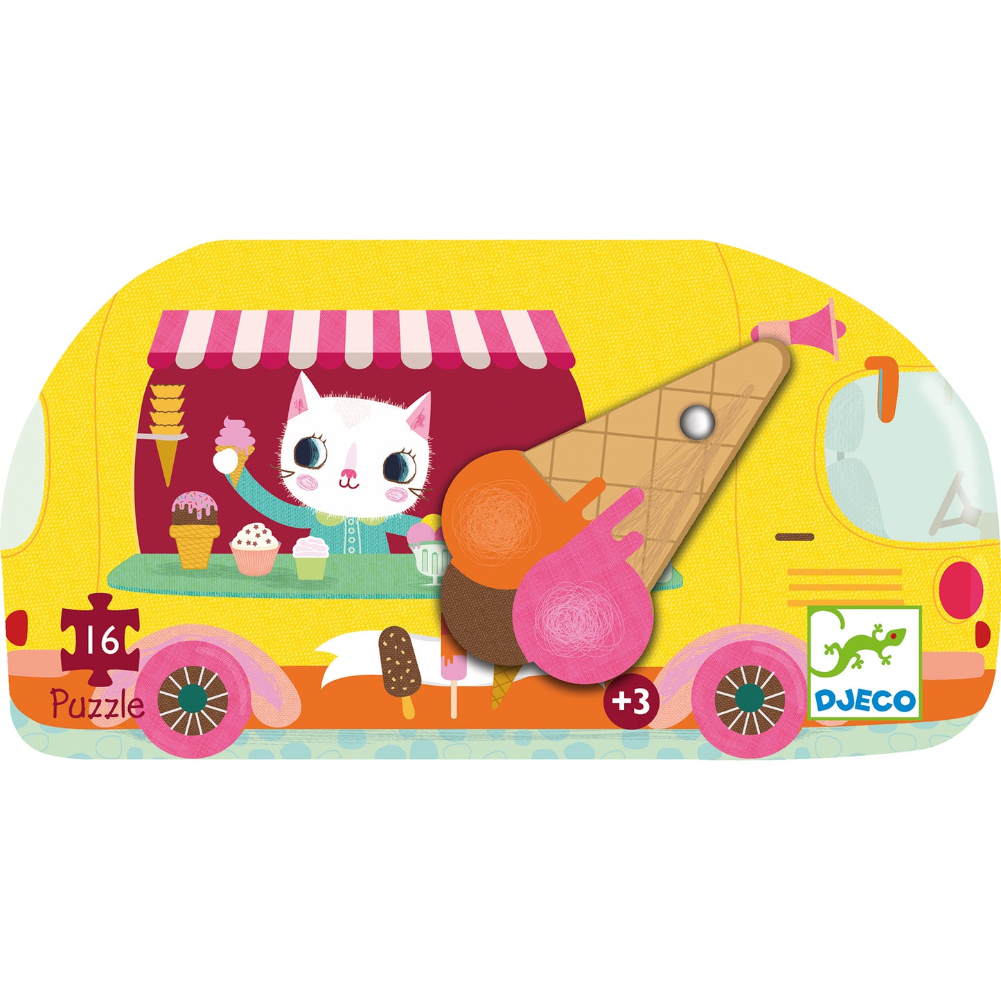 Ice cream truck - 16pcs DJECO