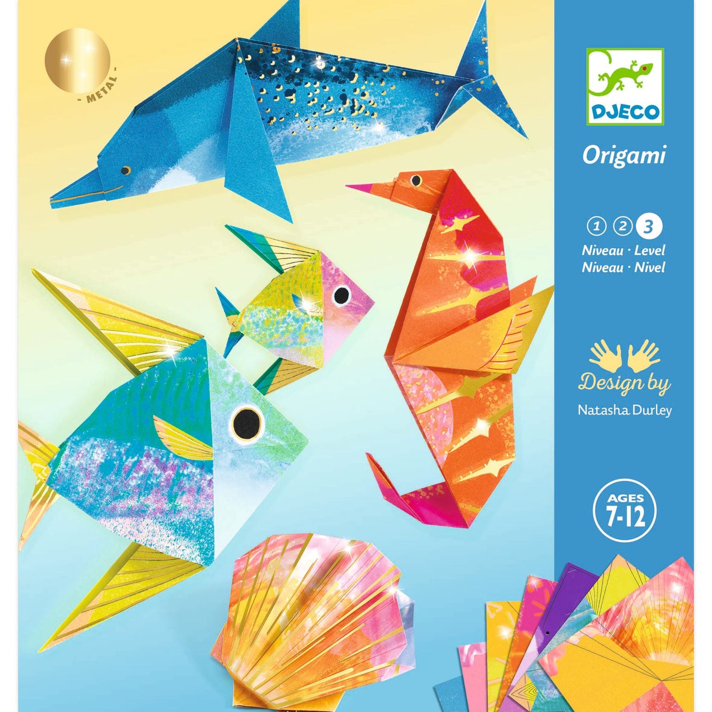 Origami con animali marini Sea Creatures Djeco