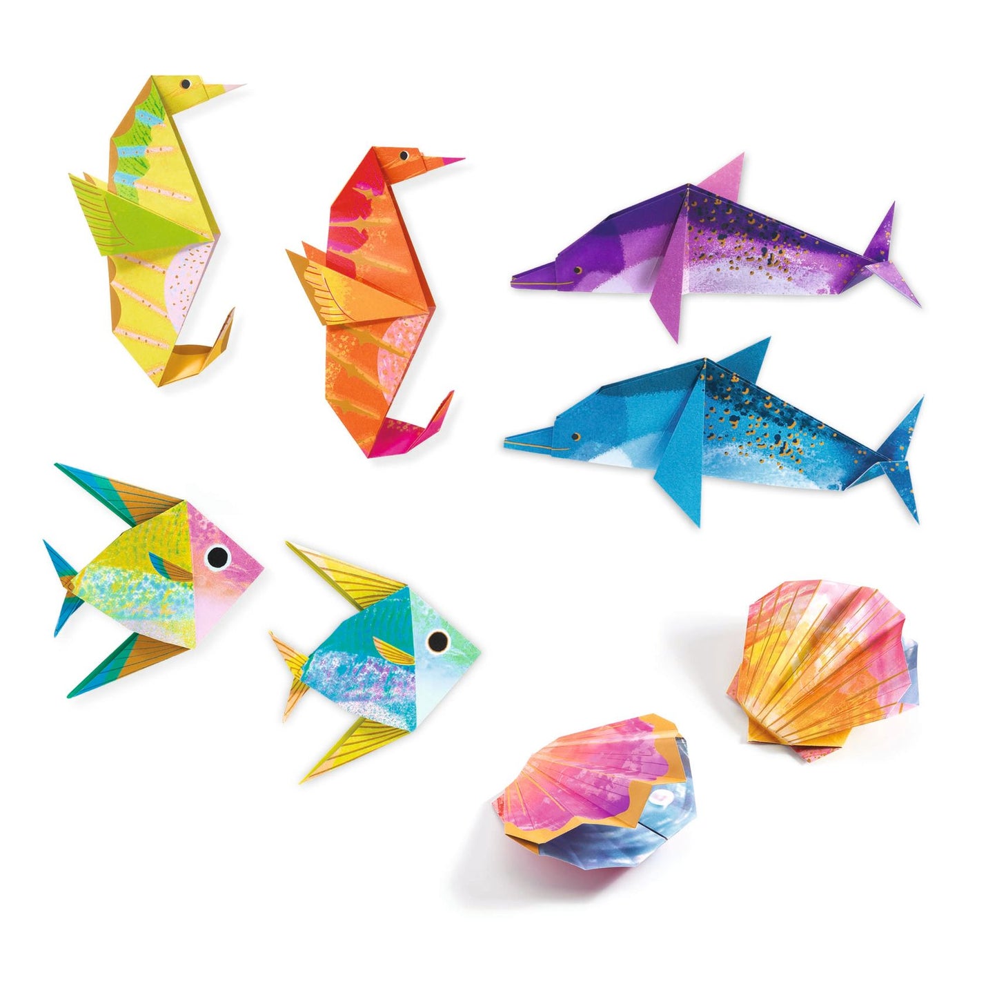 Origami con animali marini Sea Creatures Djeco