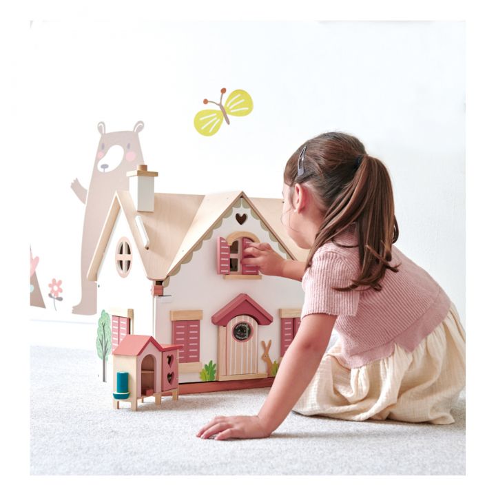 Casa delle bambole Cottontail Cottage Tender Leaf con accessori