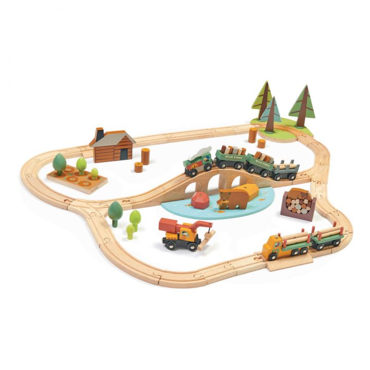 Trenino Tender Leaf Toys wild pines forest